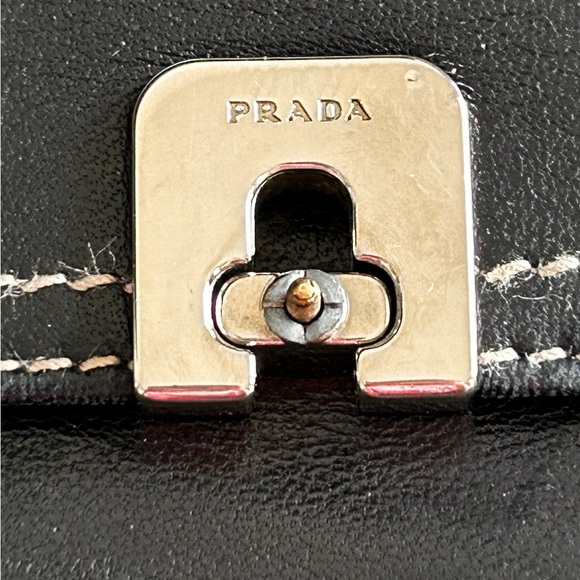 Prada Black Twistlock Wallet - Picture 13 of 14